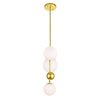 Cwi Lighting 4 Light Pendant With Medallion Gold Finish 1212P16-4-169